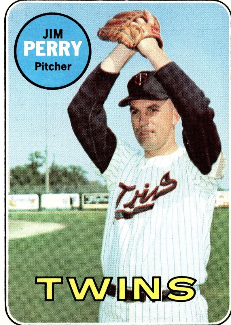 1969 Topps Baseball Jim Perry #146