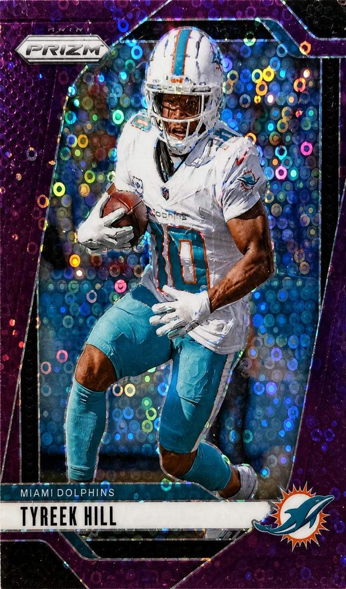 2024 Panini Prizm Football No Huddle Purple Tyreek Hill #177