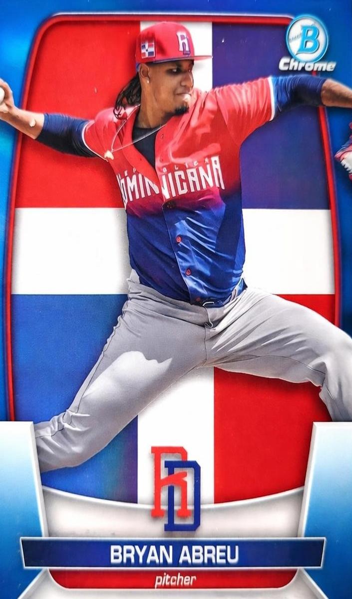 2023 Bowman Chrome Baseball Blue Bryan Abreu #WBC-32