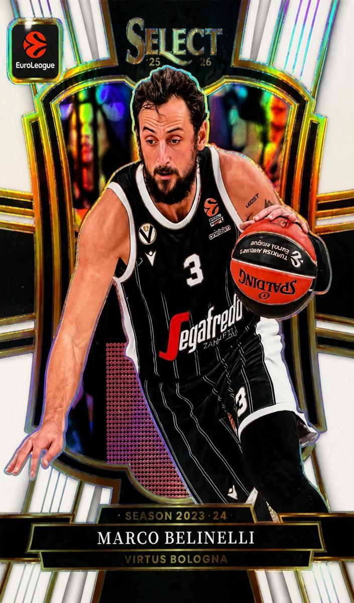 2025 Panini Select EuroLeague Basketball White Marco Belinelli #137