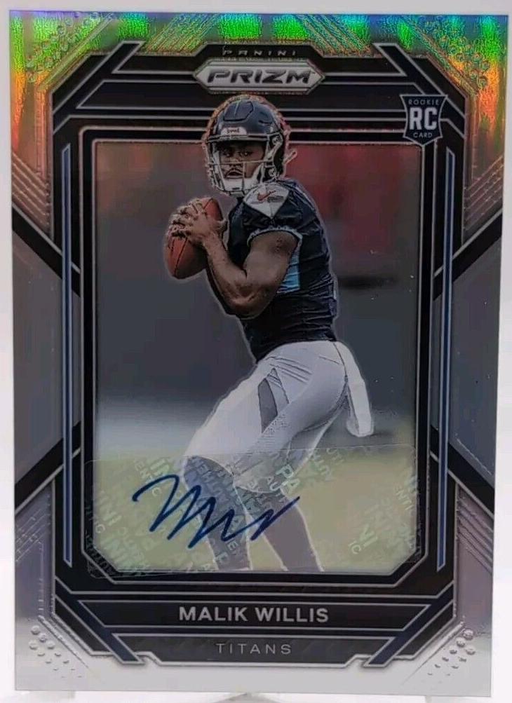 2022 Panini Prizm Football Silver Malik Willis #303 PSA 9