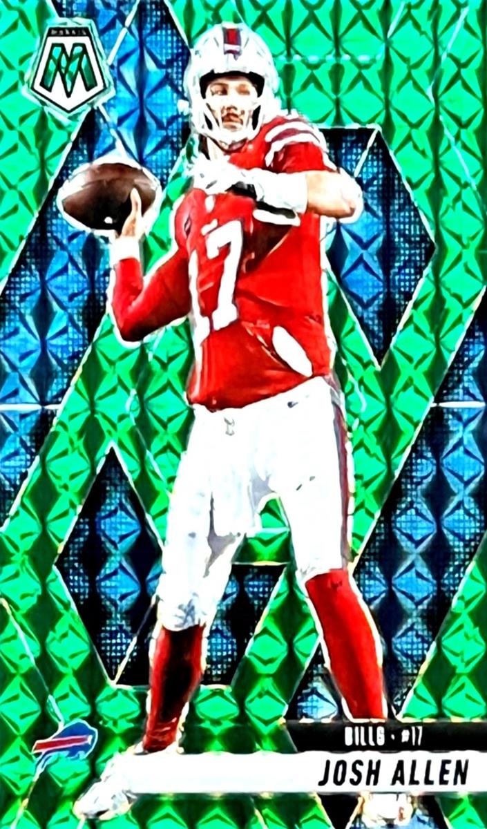 2025 Panini Mosaic Football Green Josh Allen #150