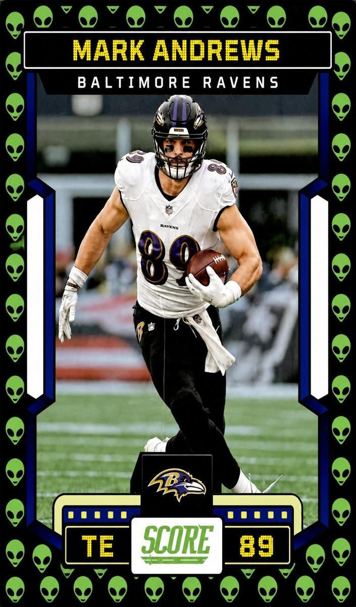 2023 Panini Score Football Extraterrestrial Mark Andrews #190