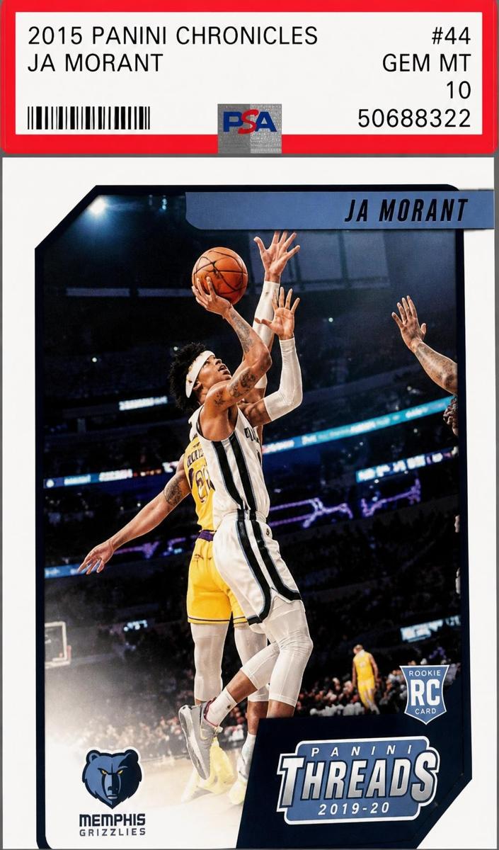 2019 Panini Chronicles Basketball Teal Ja Morant #84