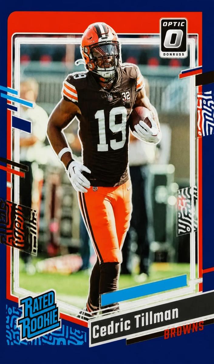 2023 Donruss Optic Football Purple Cedric Tillman #224