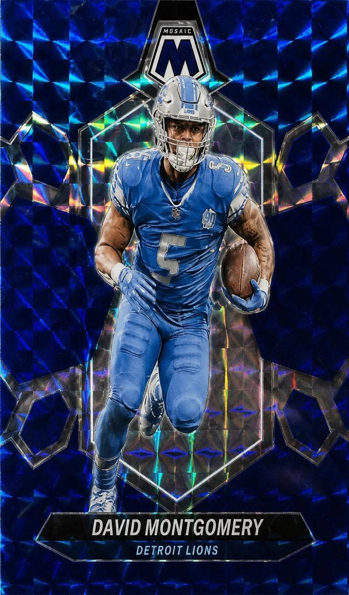 2024 Panini Mosaic Football Blue David Montgomery #72