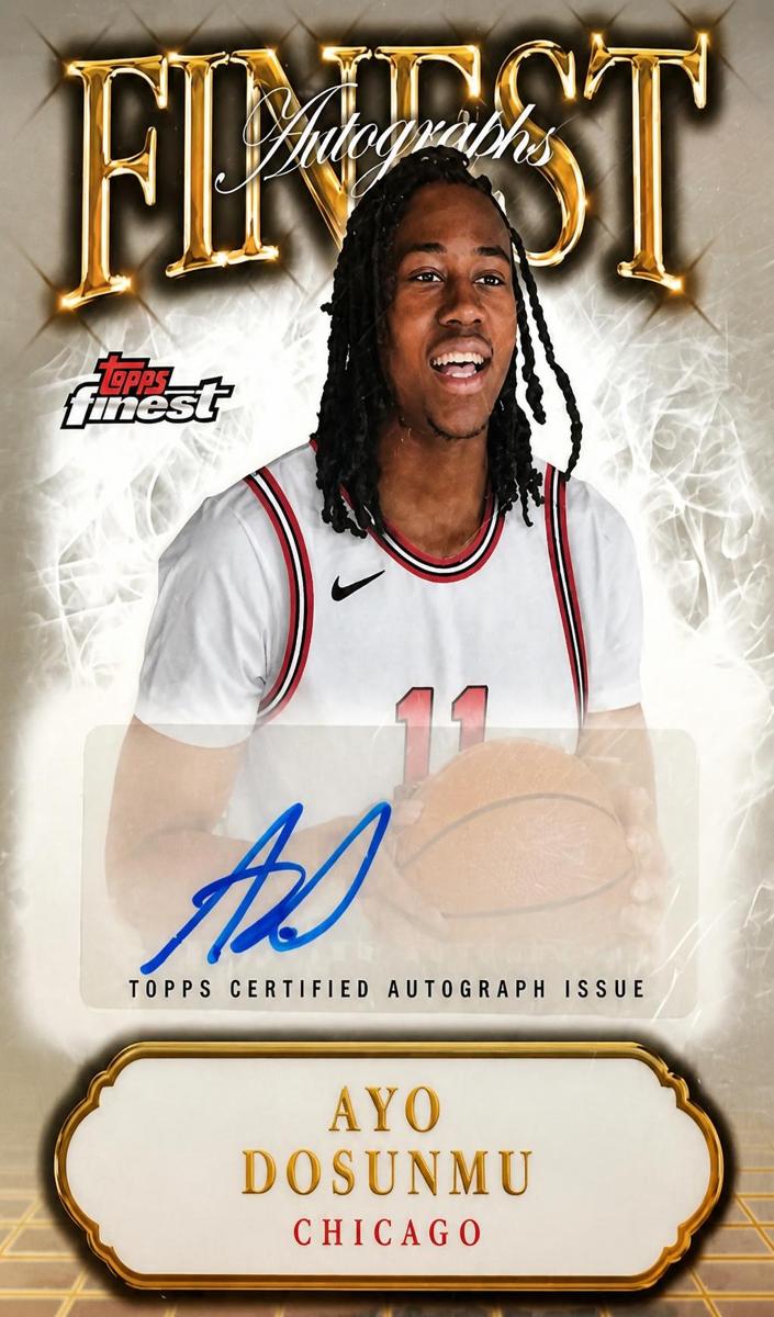 2024 Topps Finest Basketball Ayo Dosunmu #FA-AD