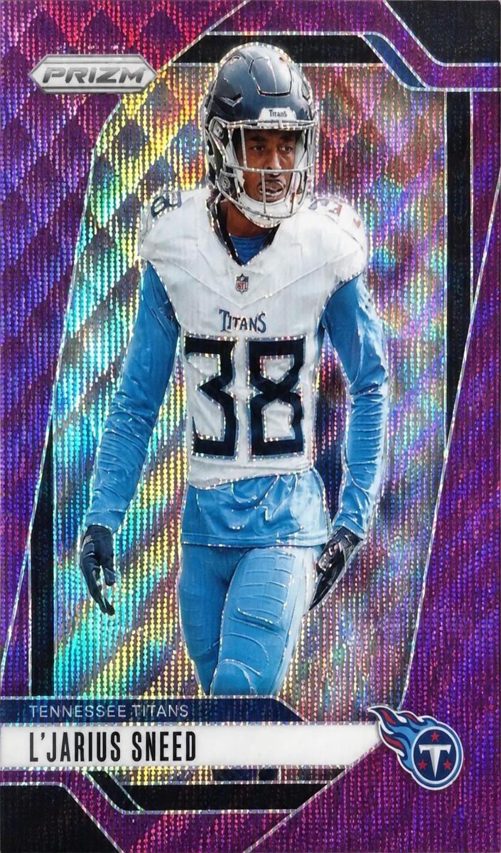 2024 Panini Prizm Football Purple Wave L'Jarius Sneed #283