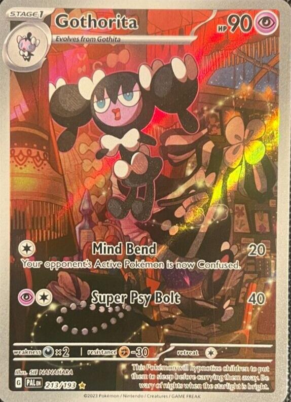 2023 Pokemon Scarlet & Violet Paldea Evolved Gothorita #213 PSA 9