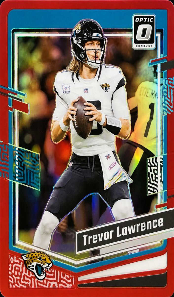 2023 Donruss Optic Football Red Trevor Lawrence #87