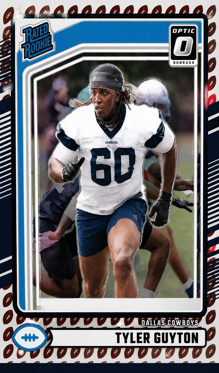 2024 Panini Donruss Football Football Emoji Tyler Guyton #400