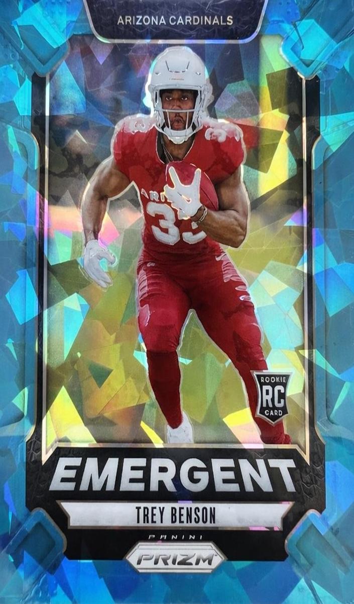 2024 Panini Prizm Football Blue Ice Trey Benson #17