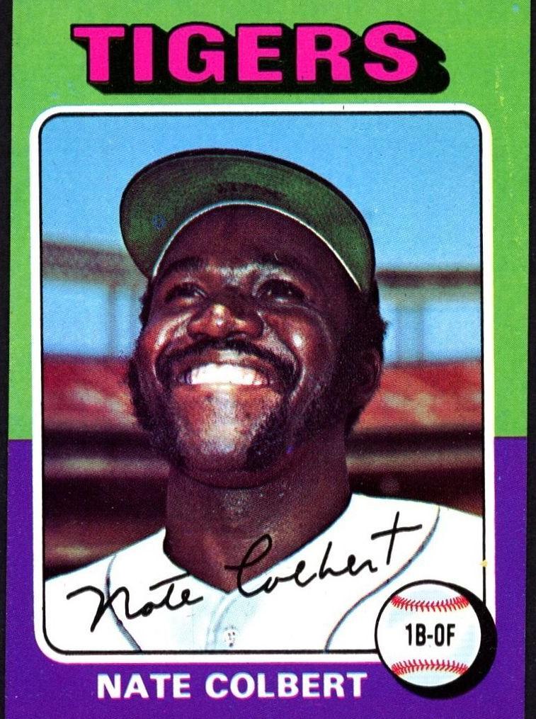 1975 Topps Baseball Nate Colbert #599 PSA 9
