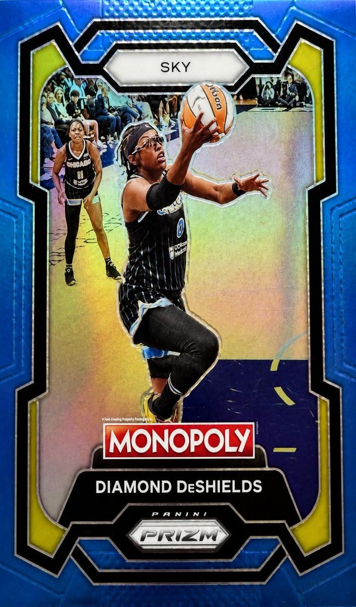 2024 Panini Prizm Monopoly WNBA Basketball Boardwalk Blue Diamond DeShields #60