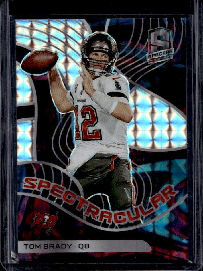 2022 Panini Spectra Football Interstellar Tom Brady #SPEC-TBR PSA 9