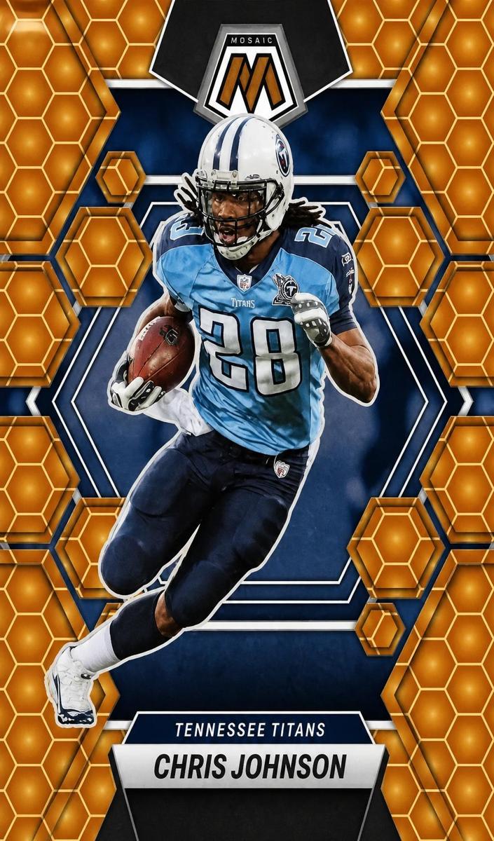 2023 Panini Mosaic Football Honeycomb Chris Johnson #242 PSA 10