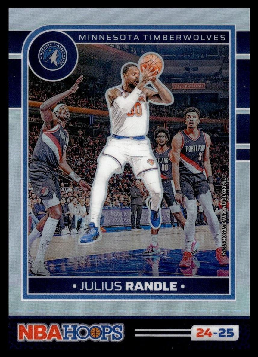 2024 Panini Hoops Basketball Silver Julius Randle #89
