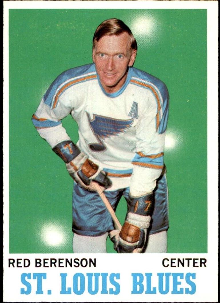 1970 Topps Hockey Red Berenson #103