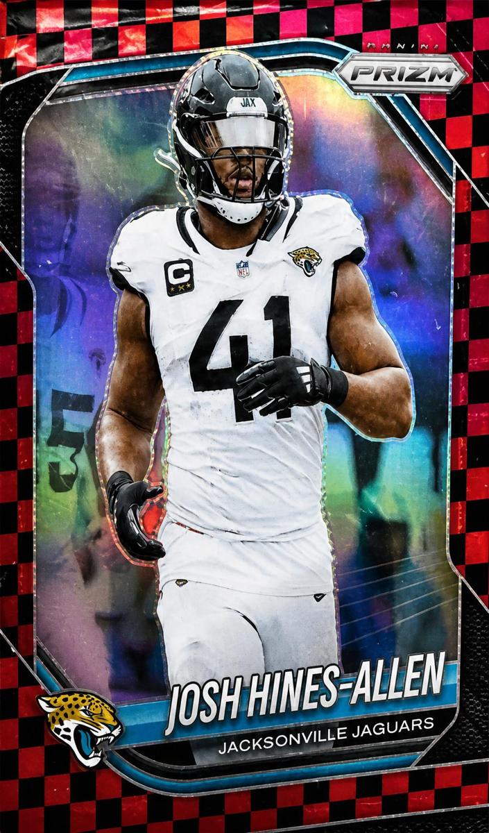 2025 Panini Prizm Football Red Josh Hines-Allen #43