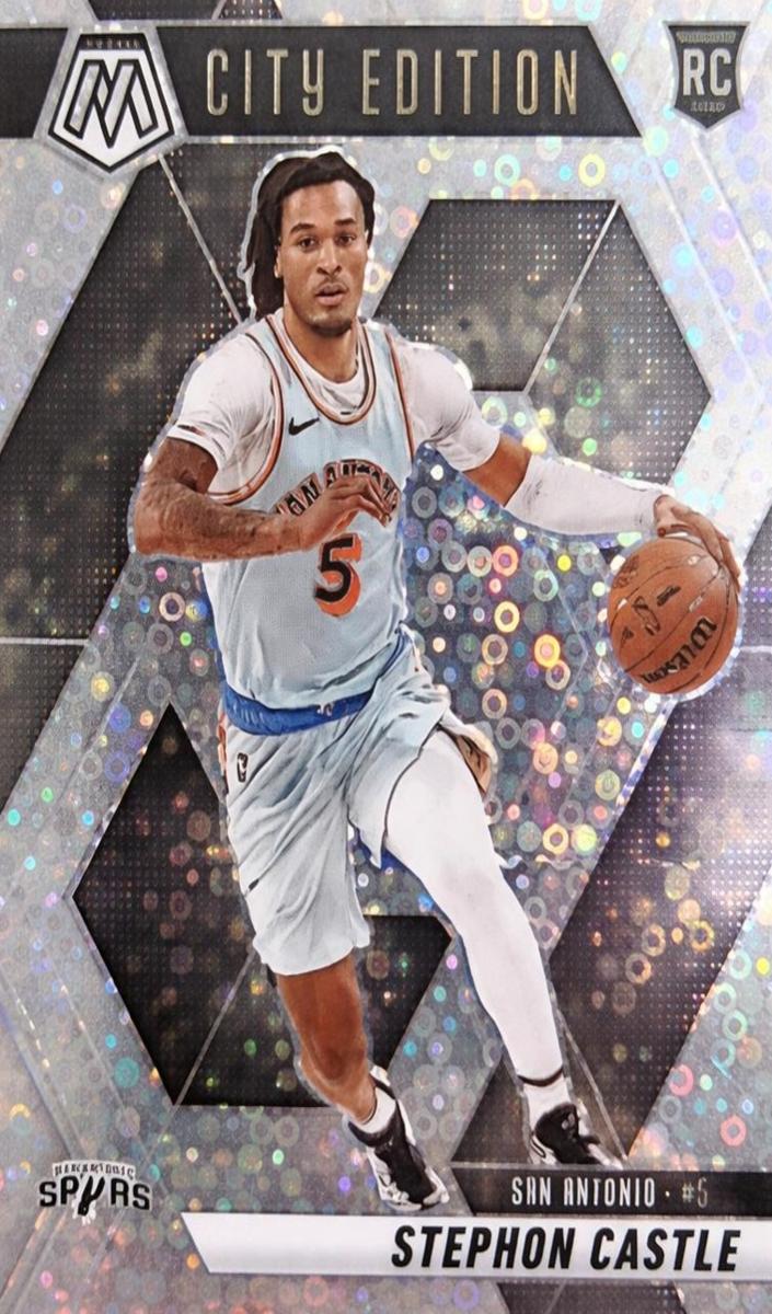 2024 Panini Mosaic Basketball Fast Break Silver Stephon Castle #290 PSA 10