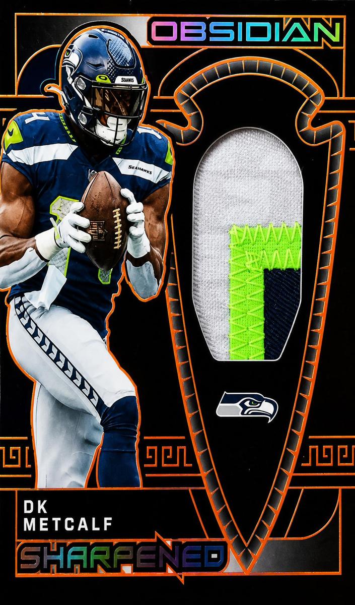 2023 Panini Obsidian Football Electric Etch Orange DK Metcalf #SSW-DME