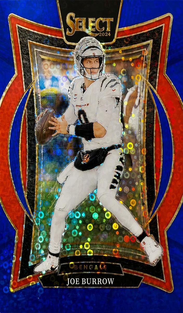 2024 Panini Select Football Blue Disco Joe Burrow #39