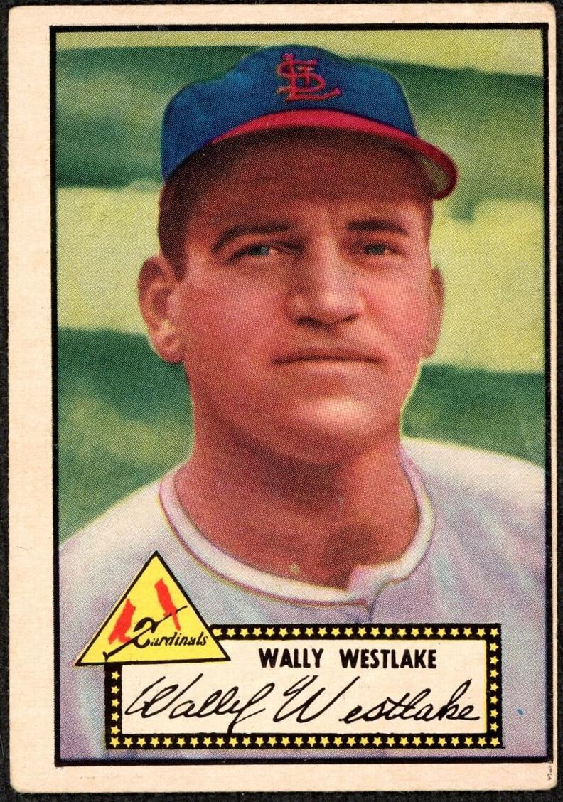 1952 Topps Baseball Wally Westlake #38 PSA 4.5