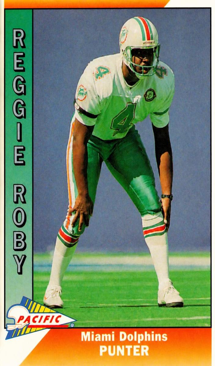 1991 Pacific Football Reggie Roby #273