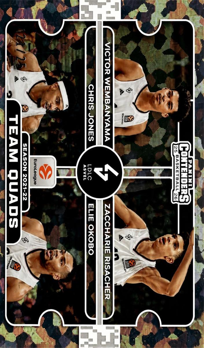 2025 Panini Contenders EuroLeague Basketball Cracked Ice Victor Wembanyama #16
