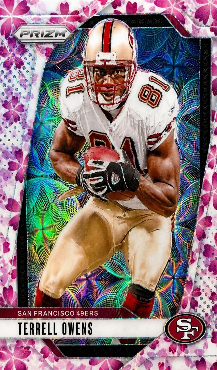 2024 Panini Prizm Football Choice Cherry Blossom Terrell Owens #257