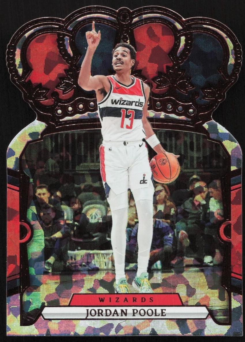 2023 Panini Crown Royale Basketball Crystal Jordan Poole #36