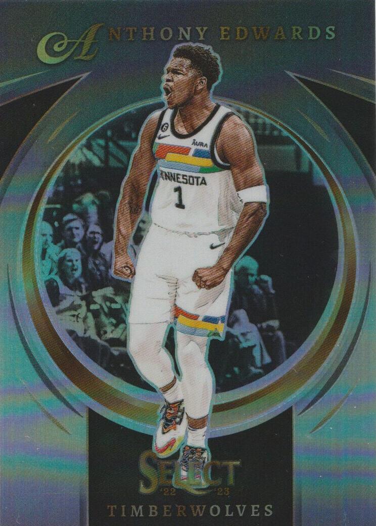 2022 Panini Select Basketball Silver Anthony Edwards #3