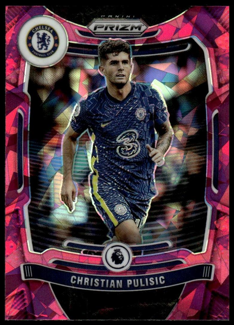 2021 Panini Prizm Premier League Soccer Pink Ice Christian Pulisic #252