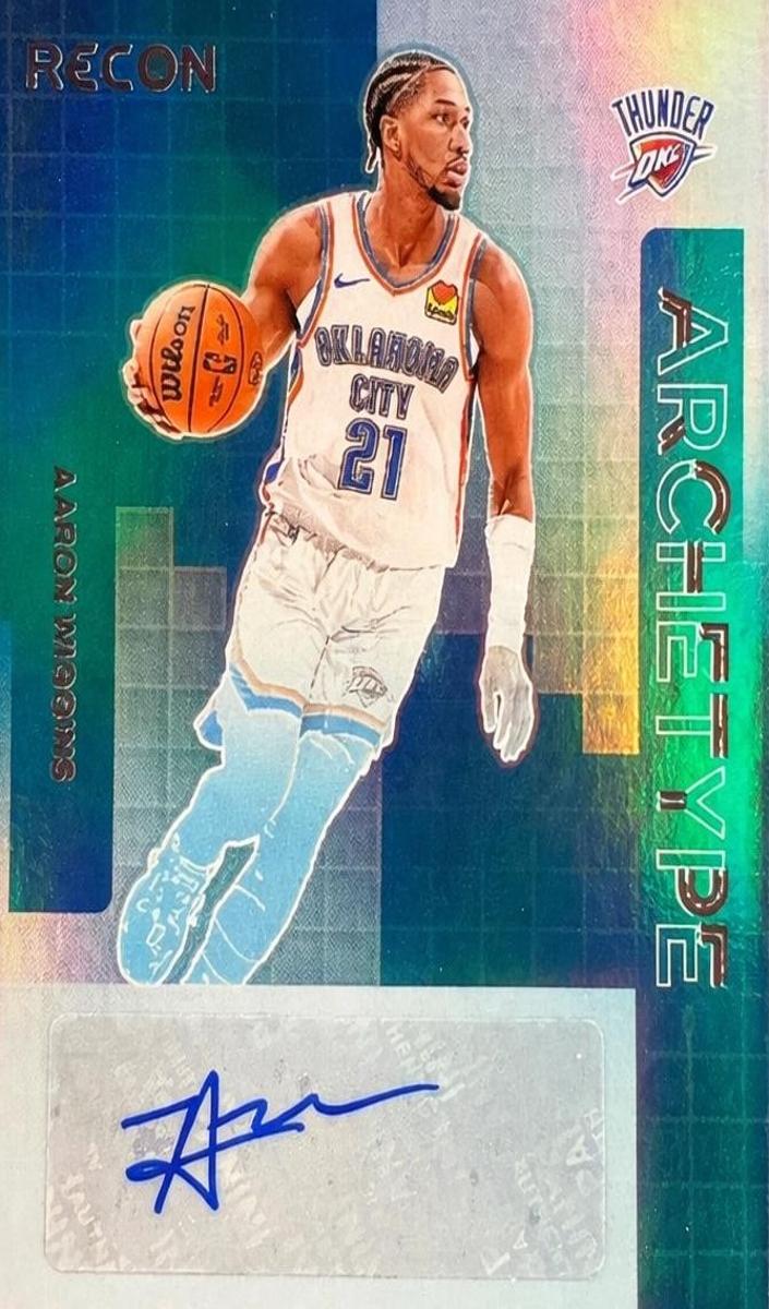 2023 Panini Recon Basketball Aaron Wiggins #AS-WIG PSA 8