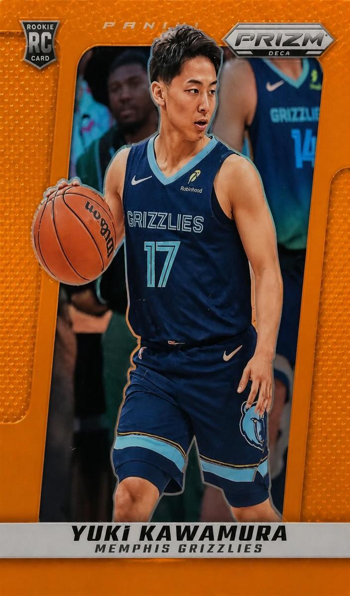 2024 Panini Prizm Deca Basketball Orange Yuki Kawamura #105