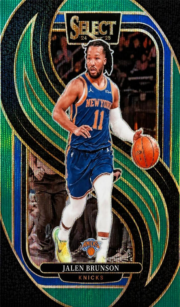 2024 Panini Select Basketball Green Wave Jalen Brunson #151