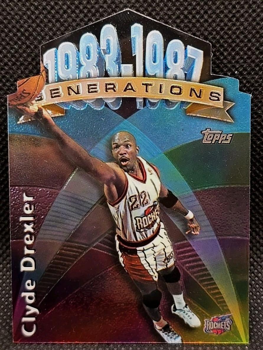 1997 Topps Basketball Refractor Clyde Drexler #G1