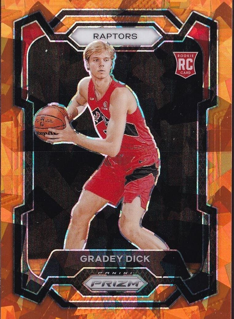 2023 Panini Prizm Basketball Orange Ice Gradey Dick #134 SGC 9