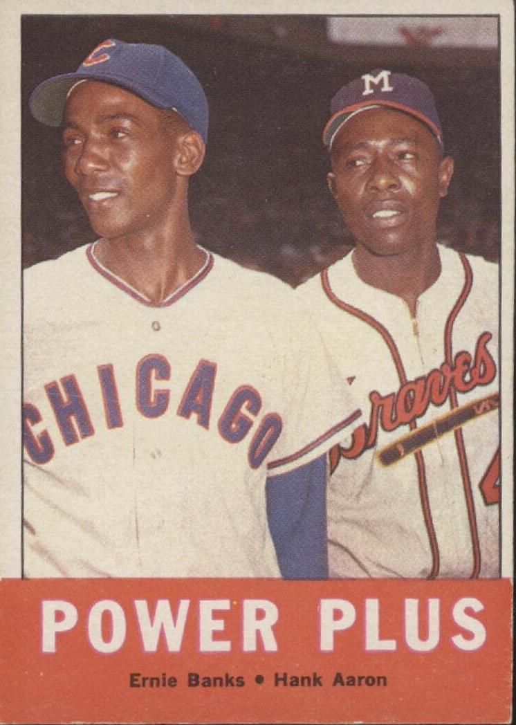 1963 Topps Baseball Ernie Banks #242