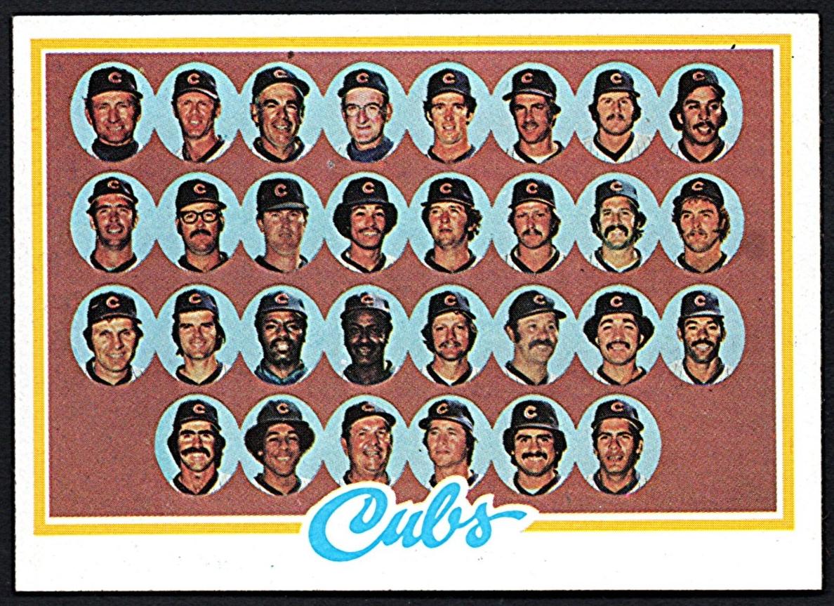 1978 Topps Baseball Cubs Team #302