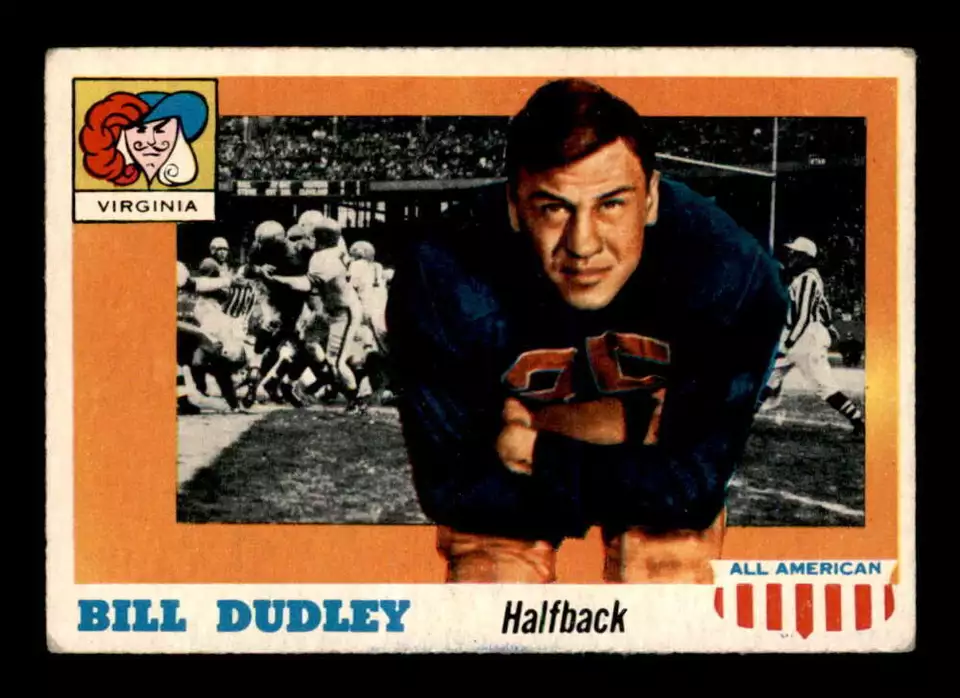 1955 Topps All-American Football Bill Dudley #10 PSA 6