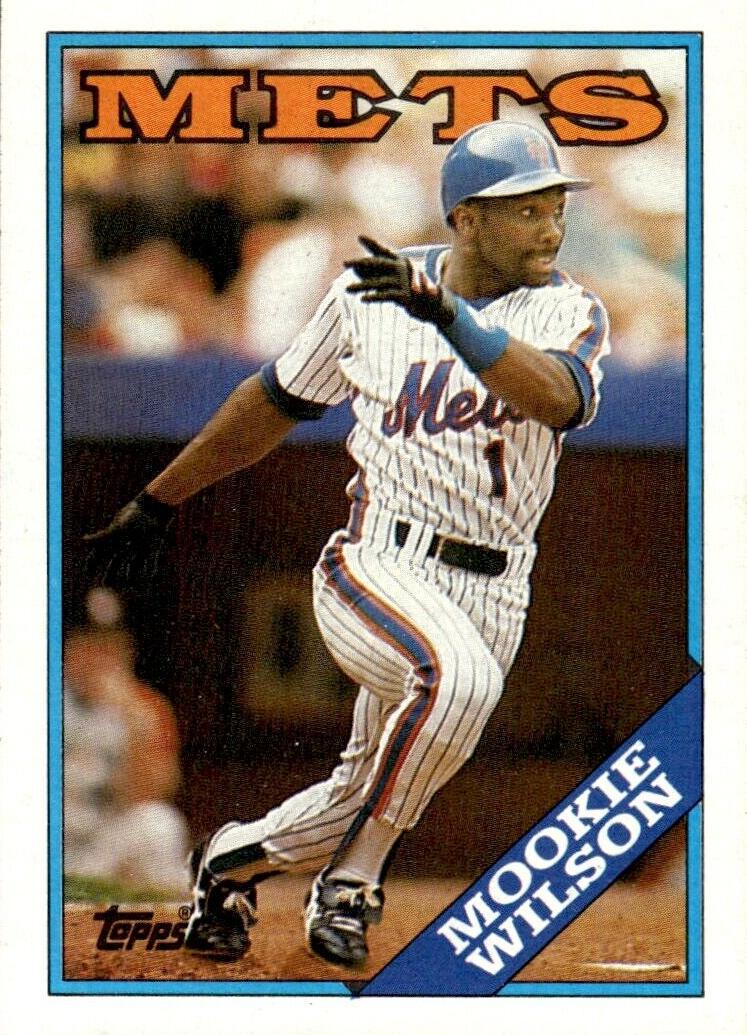 1988 Topps Baseball Mookie Wilson #255 PSA 10