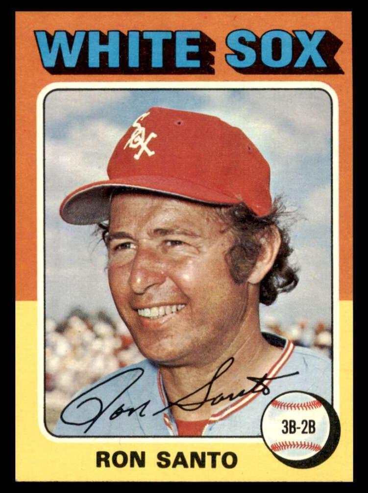 1975 Topps Baseball Ron Santo #35 PSA 9