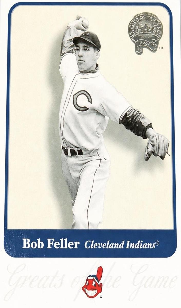 2001 Fleer Greats of the Game Baseball Bob Feller #31