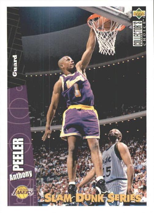 1996 Upper Deck Basketball Anthony Peeler #18