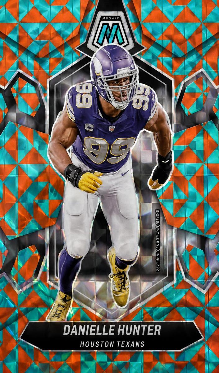 2024 Panini Mosaic Football Tessellation Danielle Hunter #91