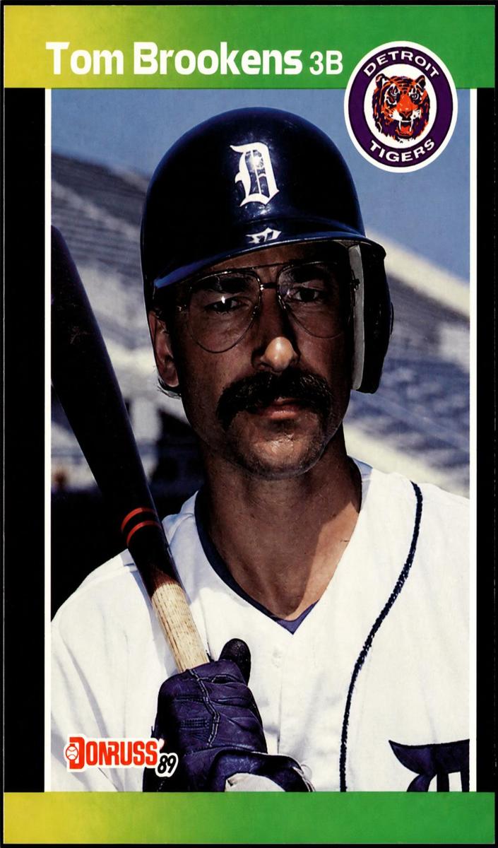 1989 Donruss Baseball Tom Brookens #508