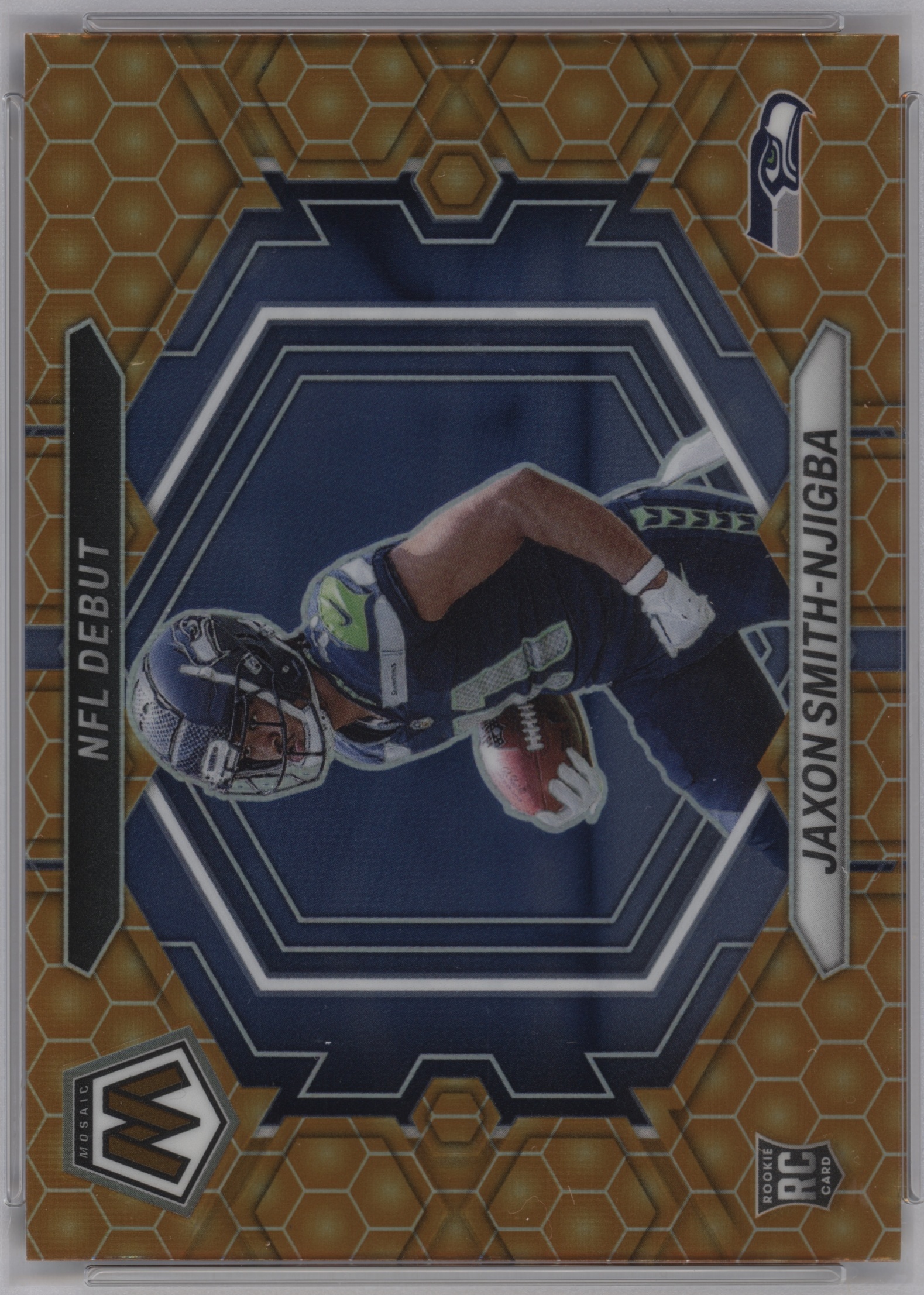 2023 Panini Mosaic Football Honeycomb Jaxon Smith-Njigba #ND-12 PSA 9