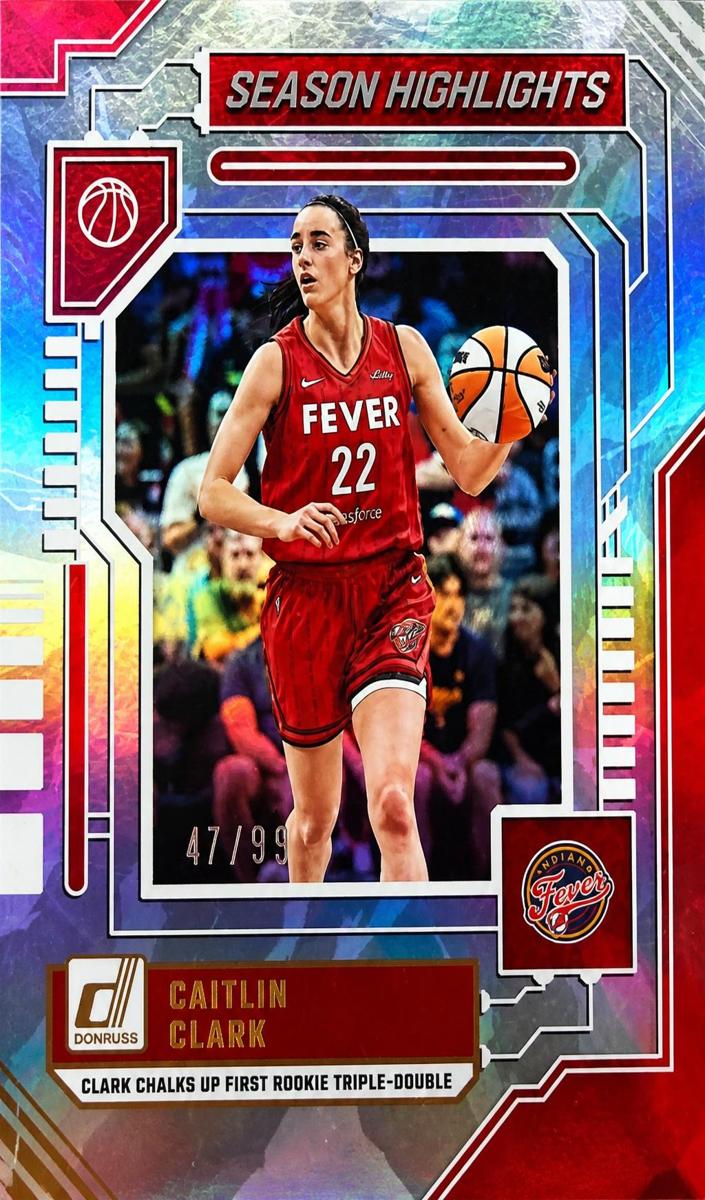 2025 Panini Donruss WNBA Basketball Caitlin Clark #3 PSA 9