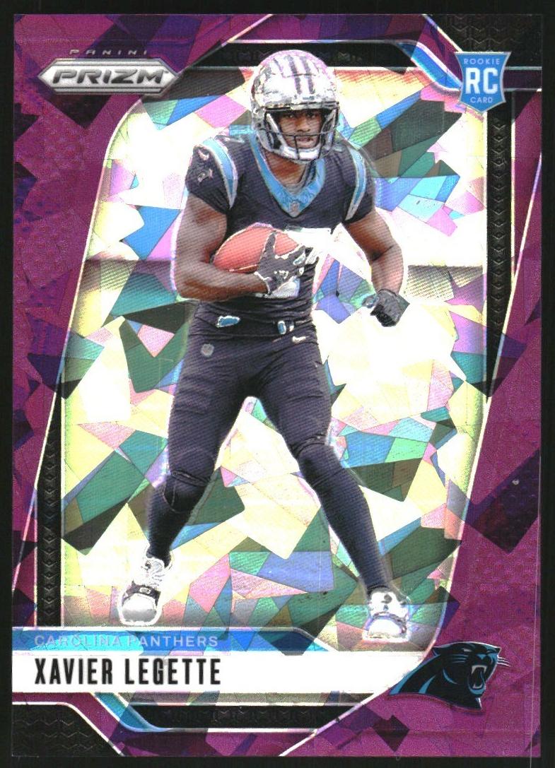 2024 Panini Prizm Football Purple Ice Xavier Legette #398
